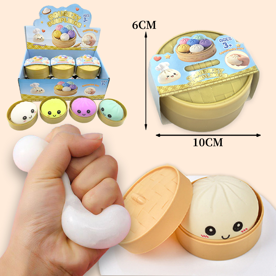Model Kitchen Set Pvc - 2026 New Dumpling Squishies Blind Box