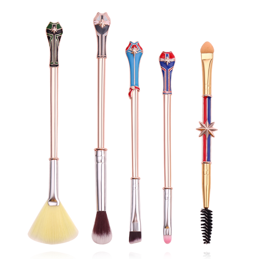 Model Kit Tool Set - 5pcs/set Avengers Captain Makeup Brush Cosplay
