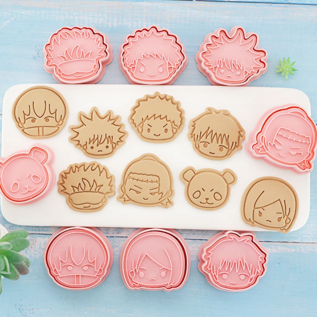 Model Kitchen Set Pvc - Jujutsu Kaisen Cookie Cutter Set Cute