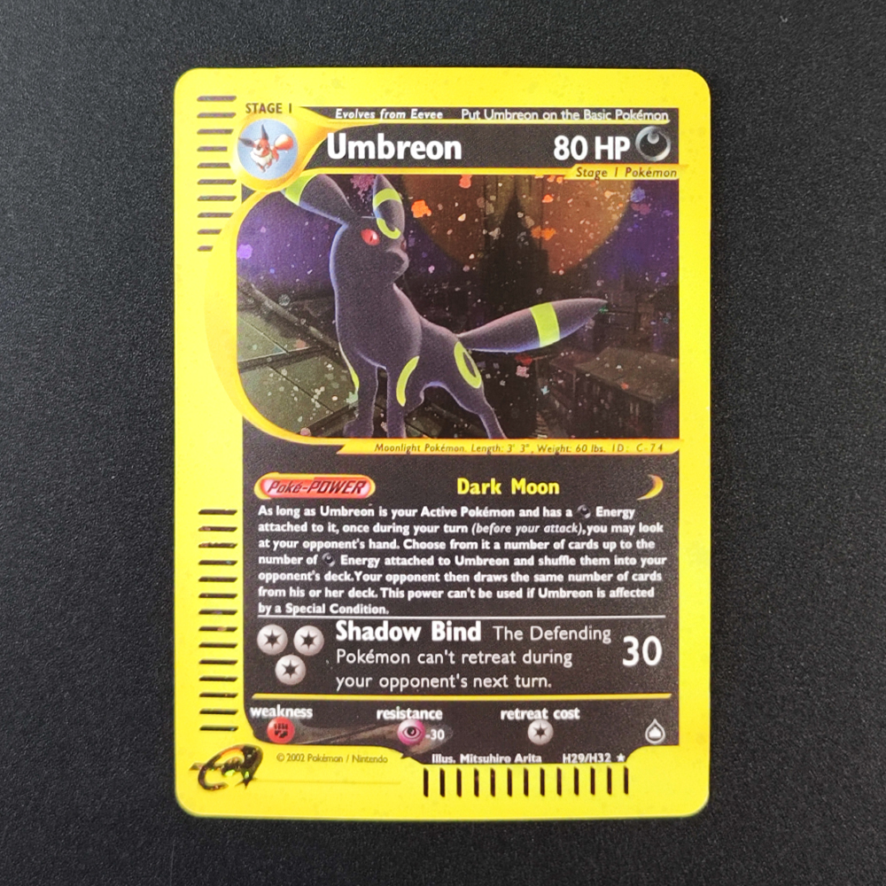 Model Kit Umbreon - DIY Pokemon Card e-Card Aquapolis Lugia