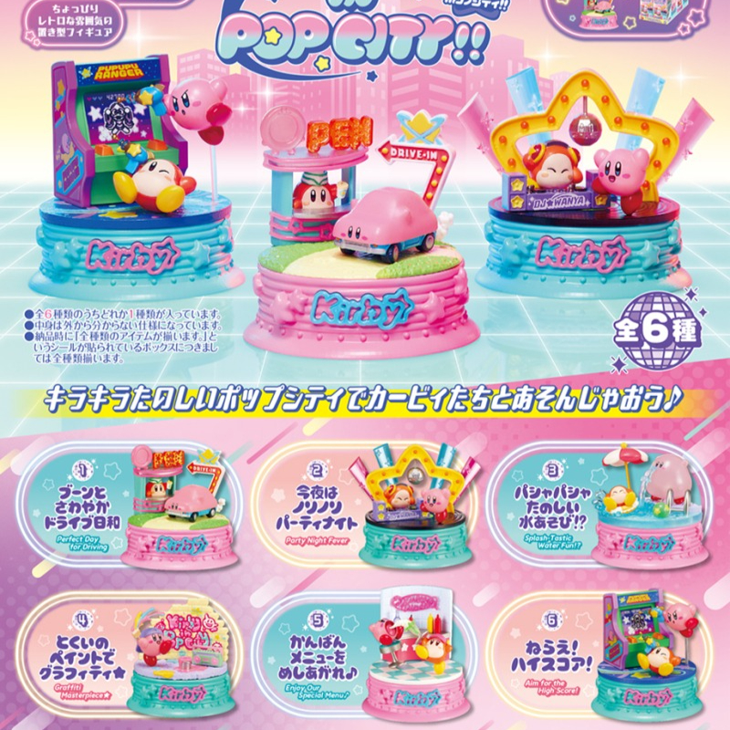 RE-MENT Kirby in Pop City Anim – Model Kit Kirby recenzja i cena