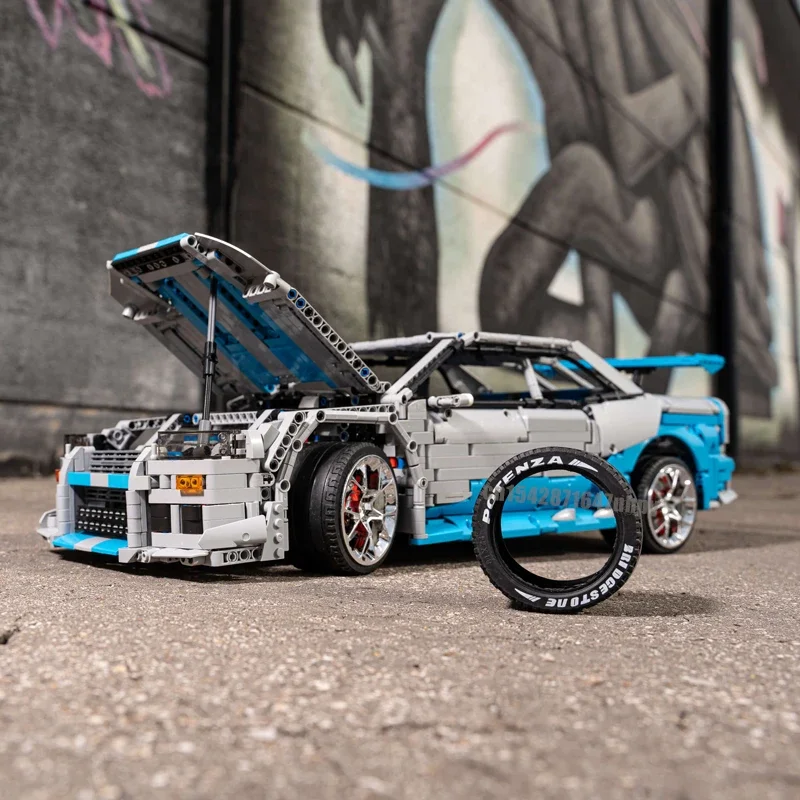 3383PCS supercar model buiding – Model Kit R34 recenzja i cena