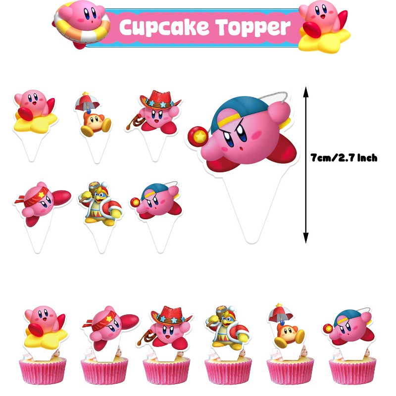 Kirby Theme Birthday Party Dec – Model Kit Kirby recenzja i cena