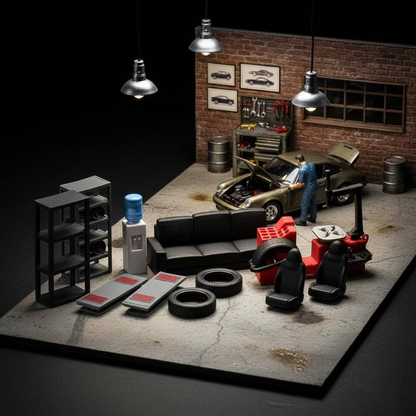 12 Pieces 1:64 Repair Tools Se – Model Kit Tool Set recenzja i cena