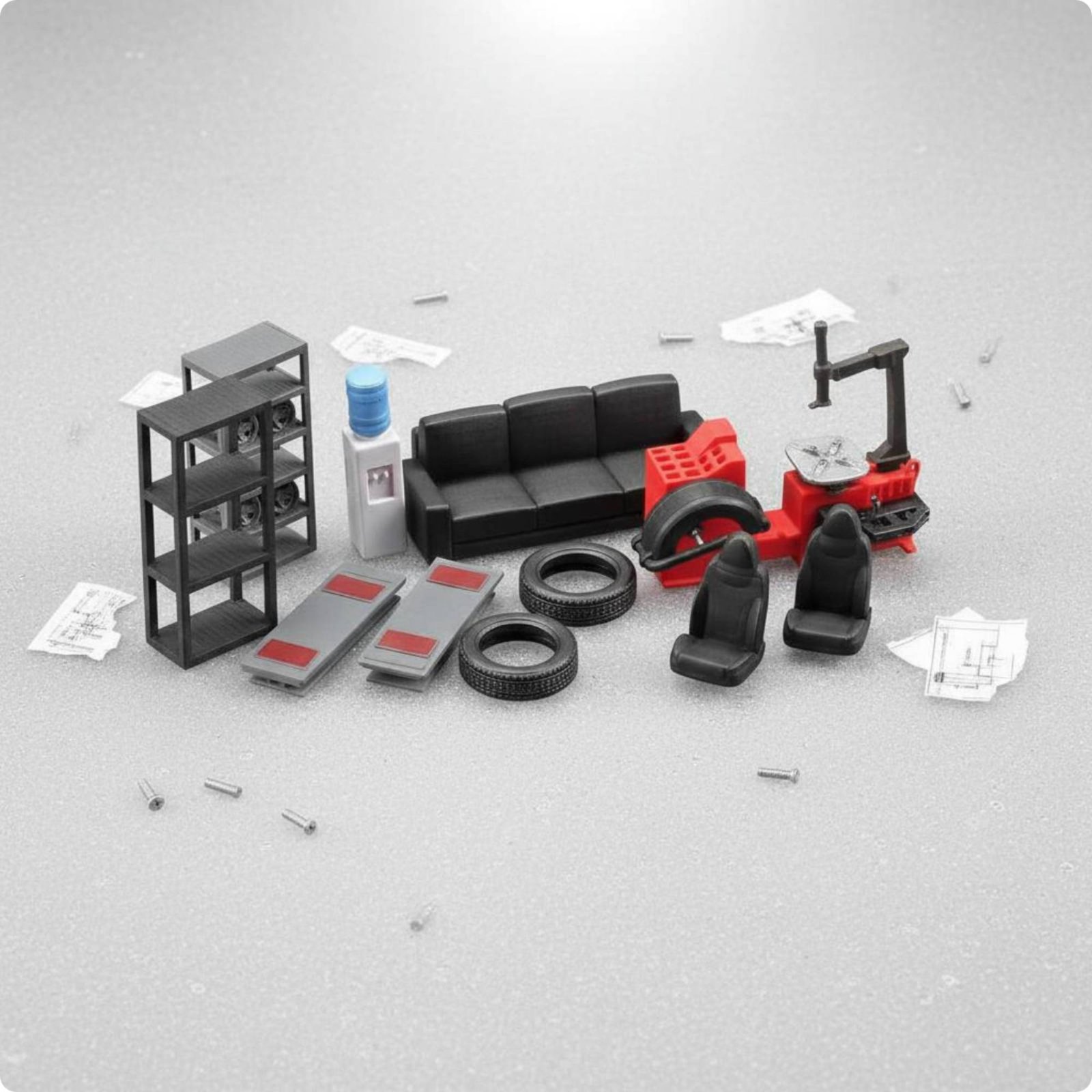 12 Pieces 1:64 Repair Tools Se – Model Kit Tool Set recenzja i cena