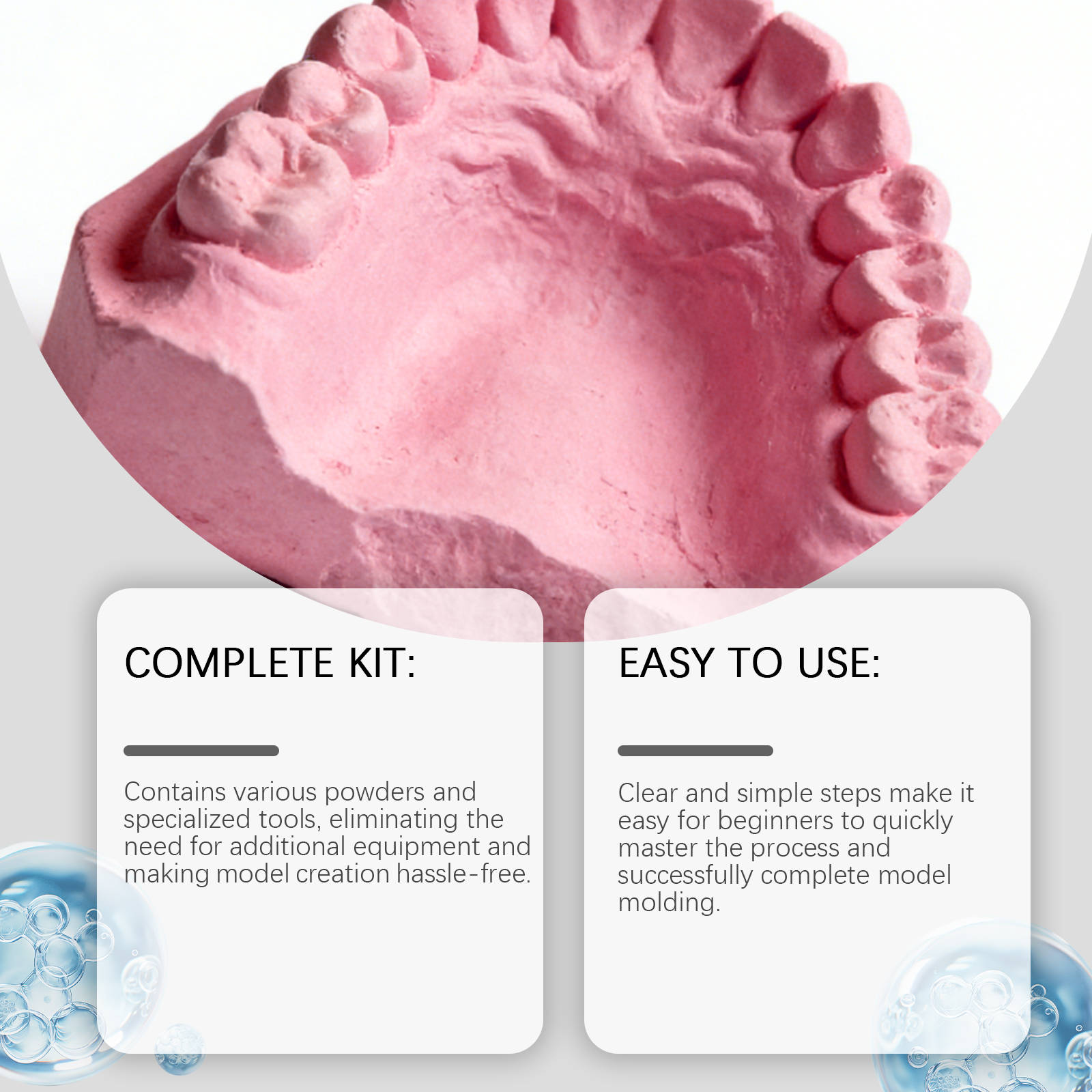 Feimuko ﻿dental Mold Kit Teeth – Model Kit Tool Set recenzja i cena