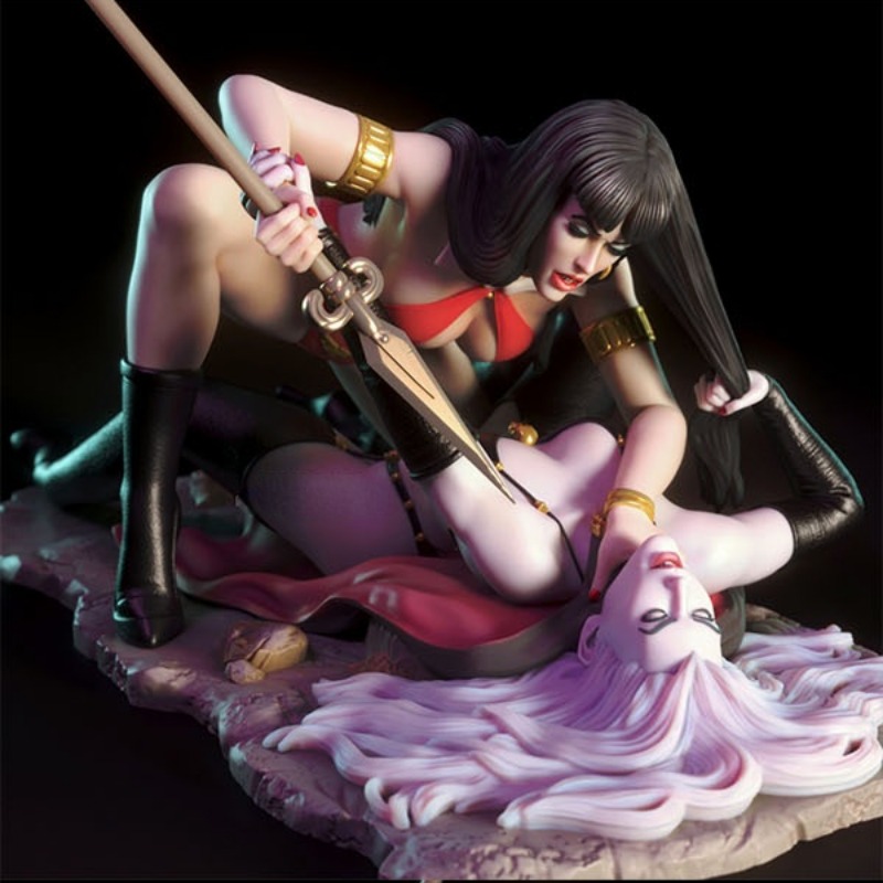 1/24 Scale Vampirella Vs Lady  – Model Kit Vs Figure recenzja i cena