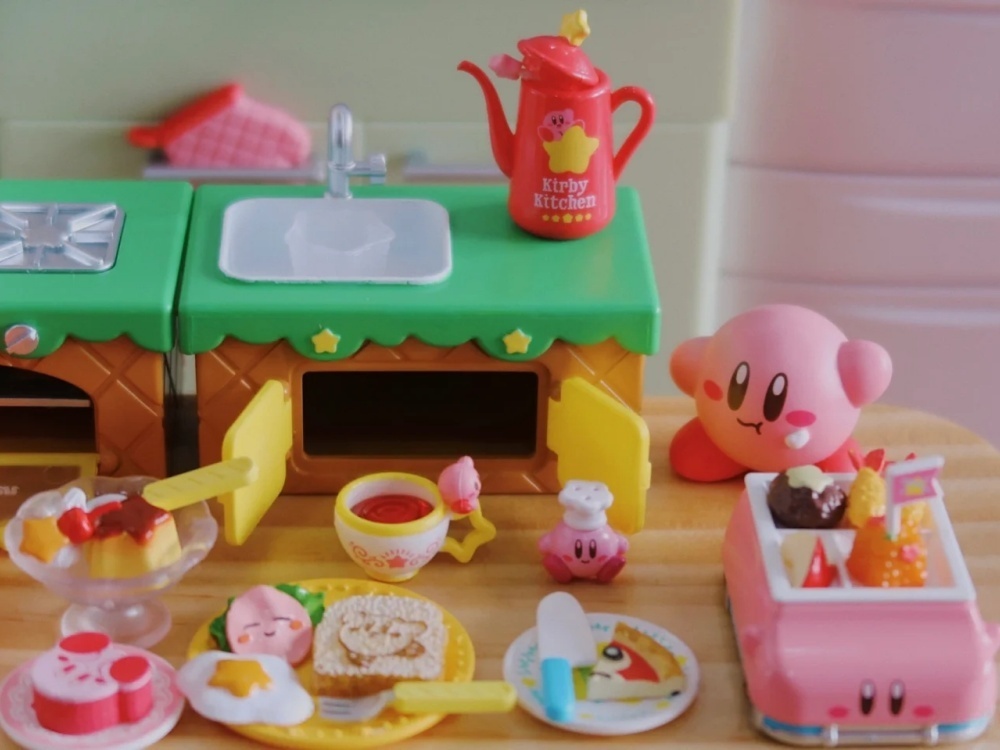 RE-MENT Kirby Kitchen Miniatur – Model Kitchen Set Pvc recenzja i cena
