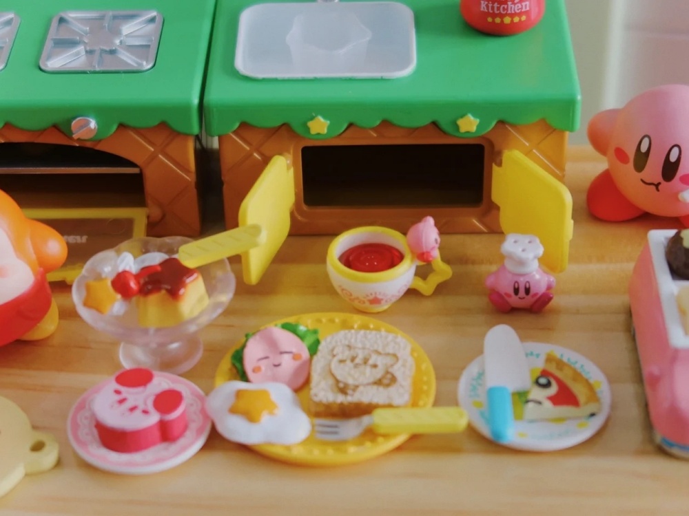 RE-MENT Kirby Kitchen Miniatur – Model Kitchen Set Pvc recenzja i cena