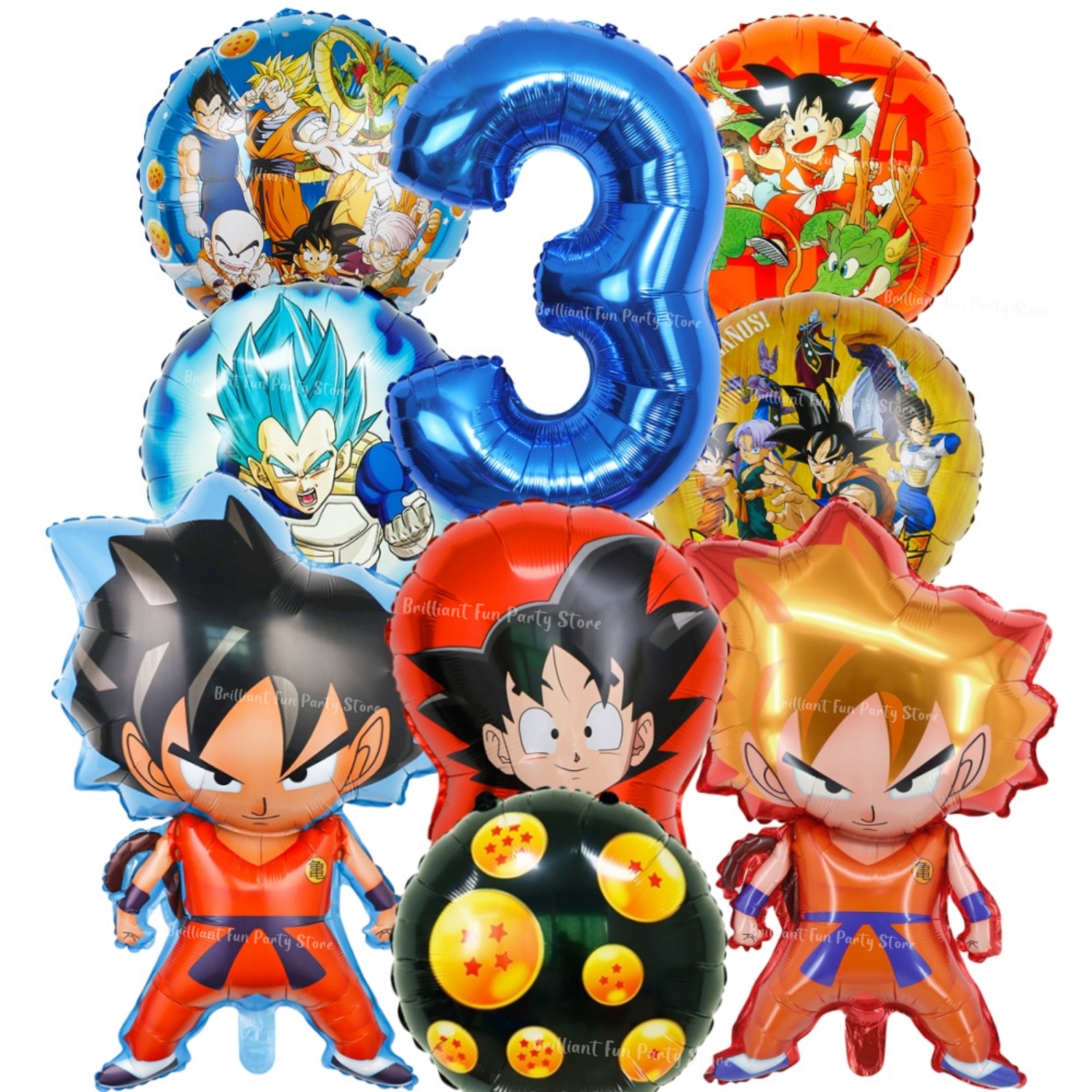 9pcs Dragon Ball Balloons Set  – Model Kit Dragon Ball recenzja i cena