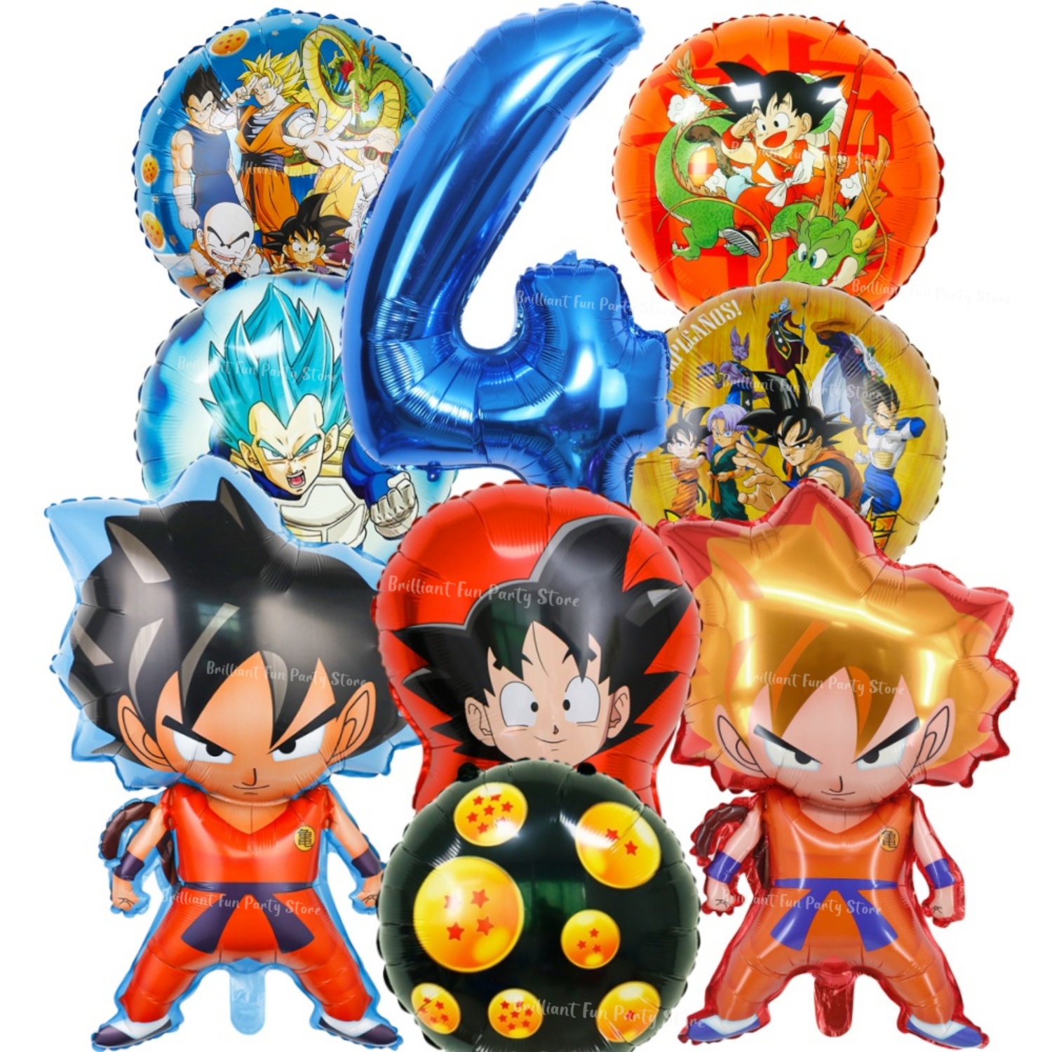 9pcs Dragon Ball Balloons Set  – Model Kit Dragon Ball recenzja i cena