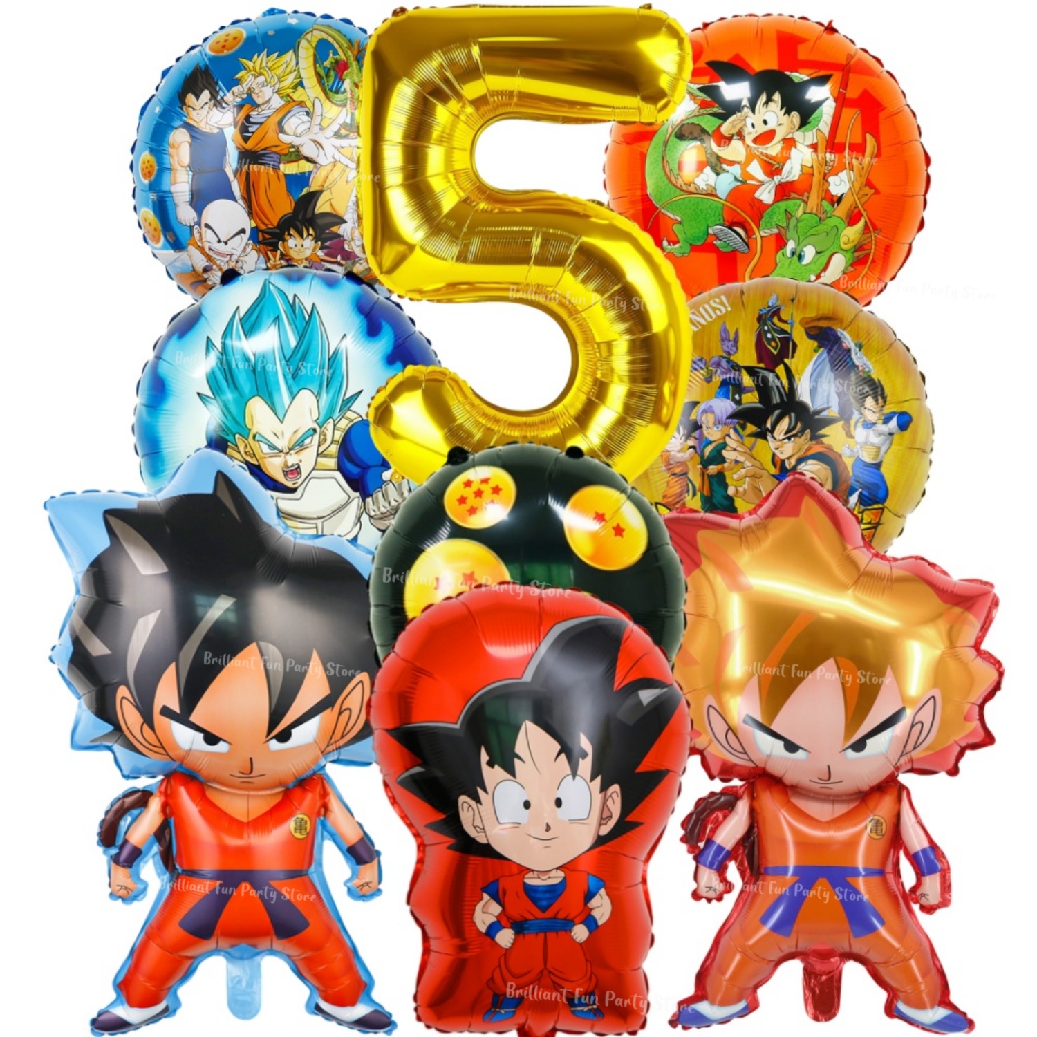9pcs Dragon Ball Balloons Set  – Model Kit Dragon Ball recenzja i cena