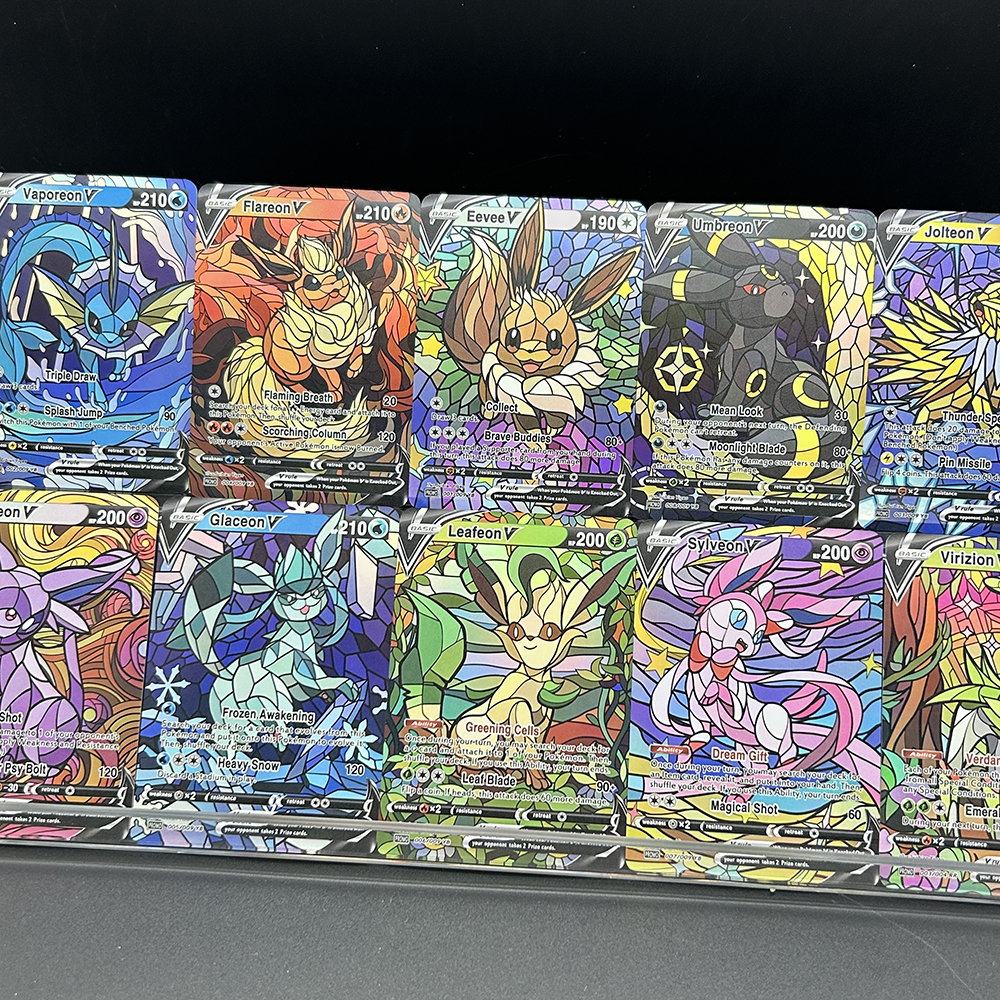 10Pcs/set Diy PTCG Eevee Umbre – Model Kit Umbreon recenzja i cena