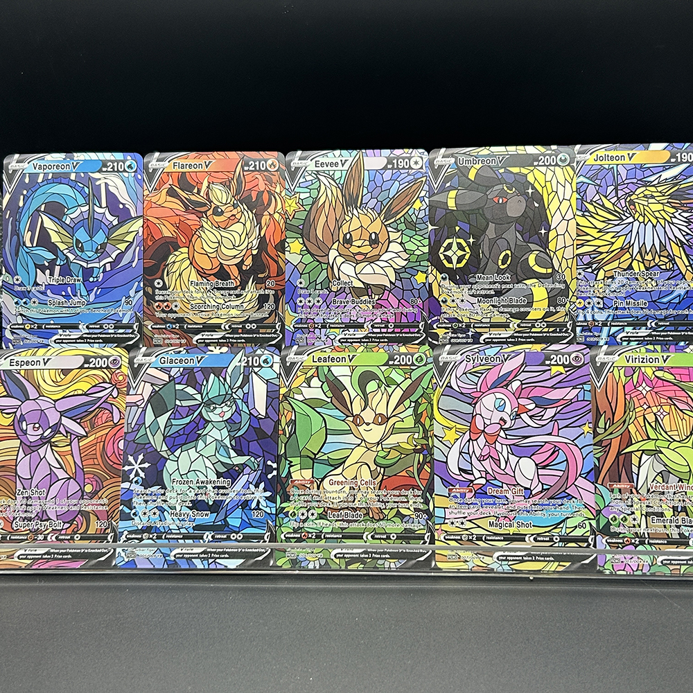 10Pcs/set Diy PTCG Eevee Umbre – Model Kit Umbreon recenzja i cena