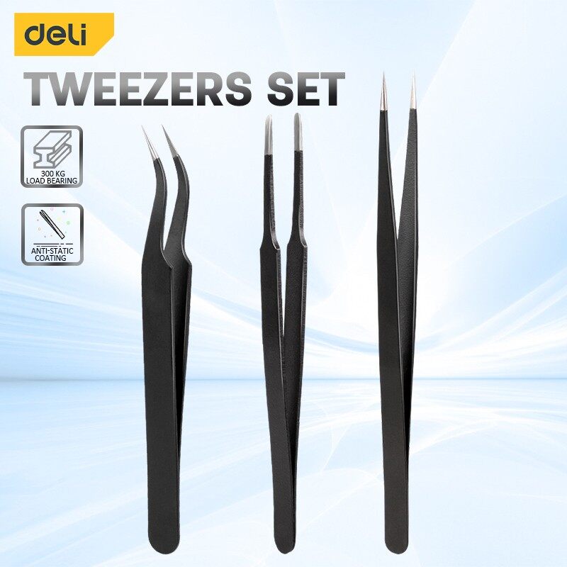 Deli 3PCS Tweezers Set Upgrade – Model Kit Nippers recenzja i cena