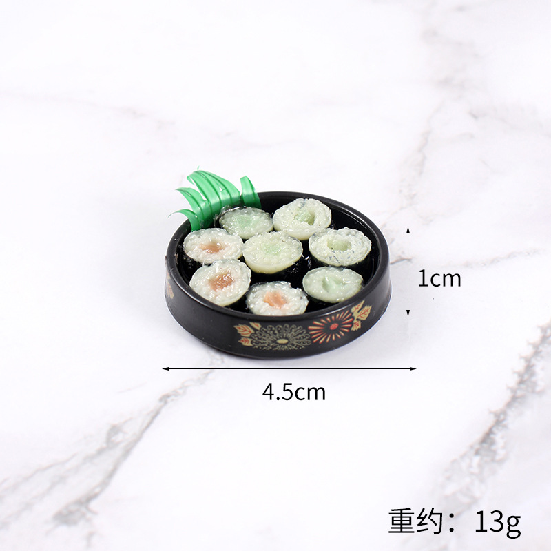 Mini Gold Pattern Sushi Platte – Model Kitchen Set Pvc recenzja i cena