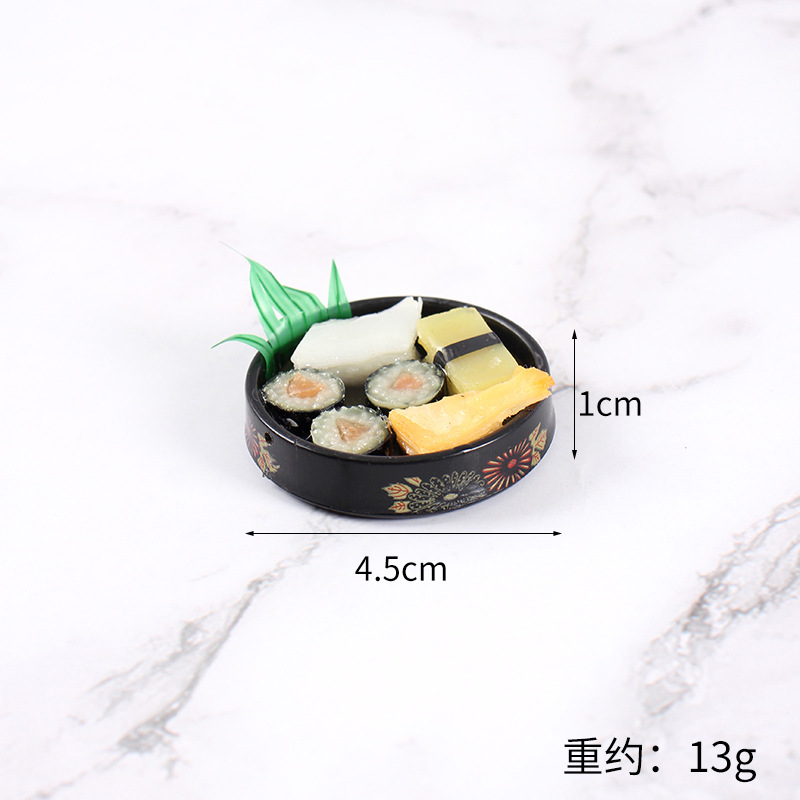 Mini Gold Pattern Sushi Platte – Model Kitchen Set Pvc recenzja i cena
