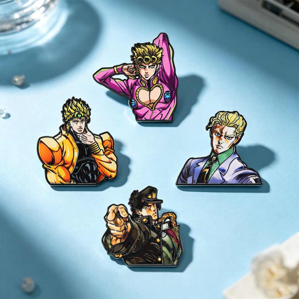 4Pcs JoJo Character Brooch Set – Model Kit Jojo recenzja i cena